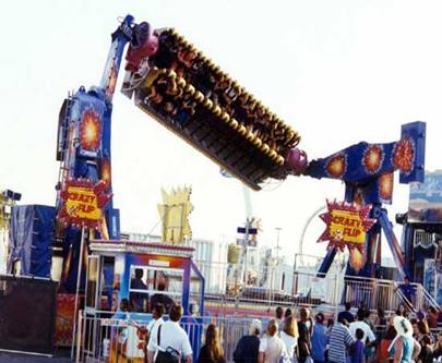 Carnival Rides : Crazy Flip (Super Loop on Top)